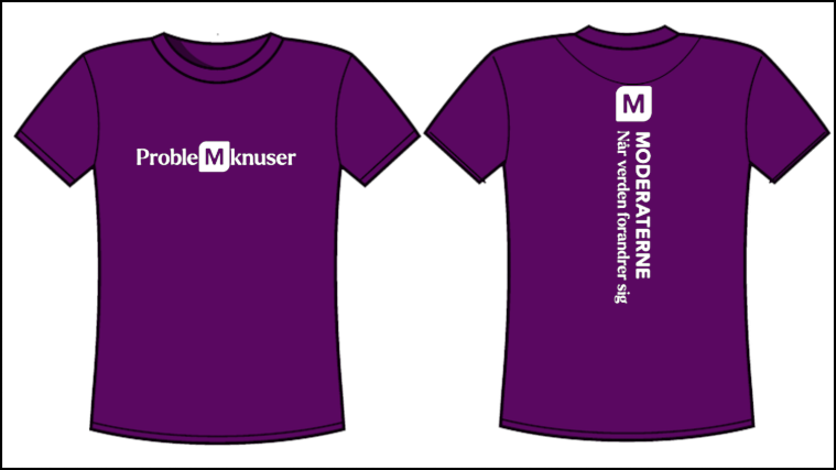 Lilla kampagne t-shirts