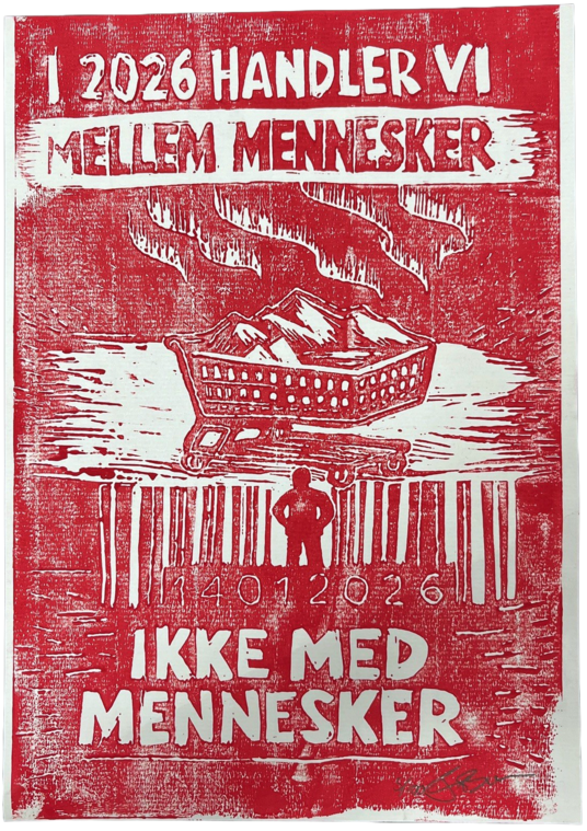 Plakat af kunstner Frida Vyff Bruun
